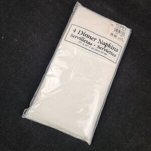 Vintage Bardwil Linen Napkins Set | Classic White | Filene’s Label | Gift Ready